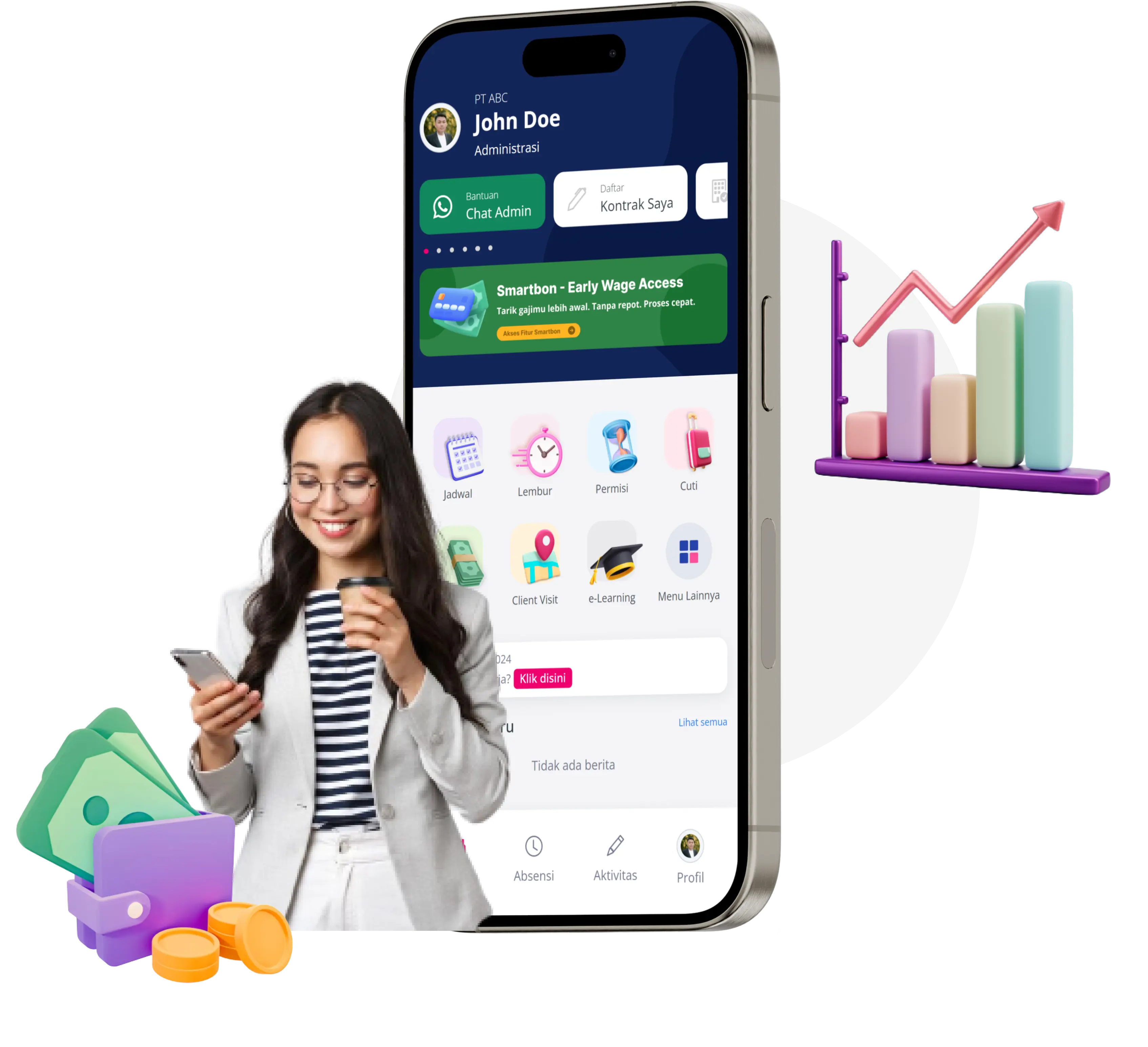 Smartwork App Aplikasi Absensi Online & HR Solution No 1 di Indonesia